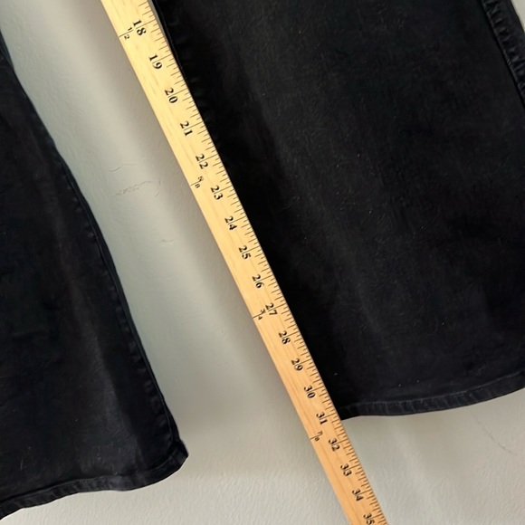 Madewell Flea Market Flare Bell Bottom Skinny Size 32 in Black - Picture 11 of 13